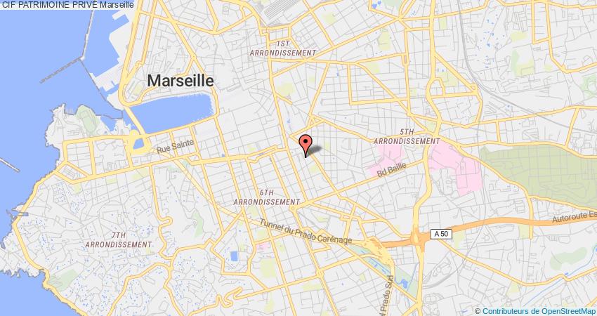 plan PATRIMOINE PRIVE CIF Marseille