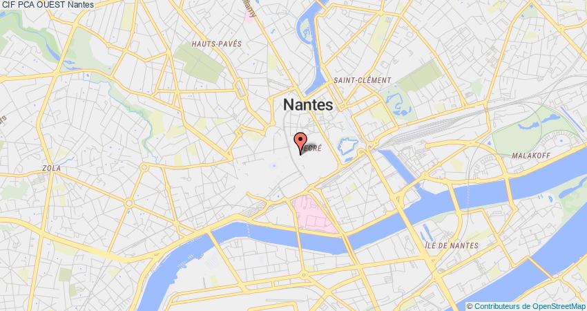 plan PCA OUEST CIF Nantes