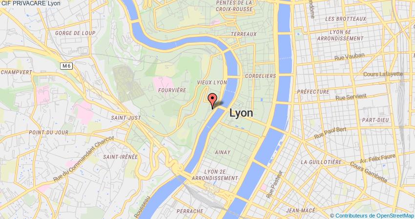 plan PRIVACARE CIF Lyon