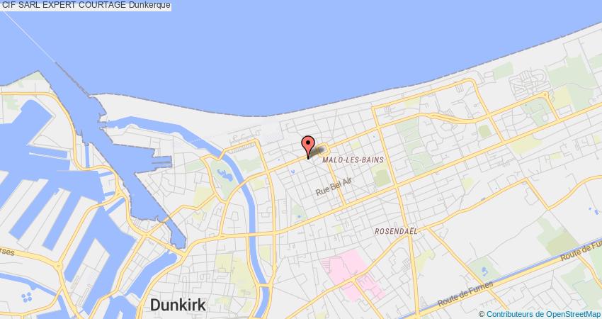 plan SARL EXPERT COURTAGE CIF Dunkerque