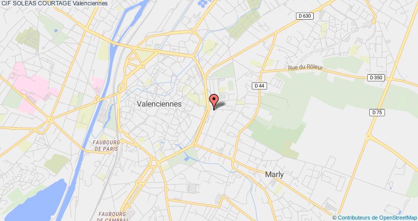 plan SOLEAS COURTAGE CIF Valenciennes