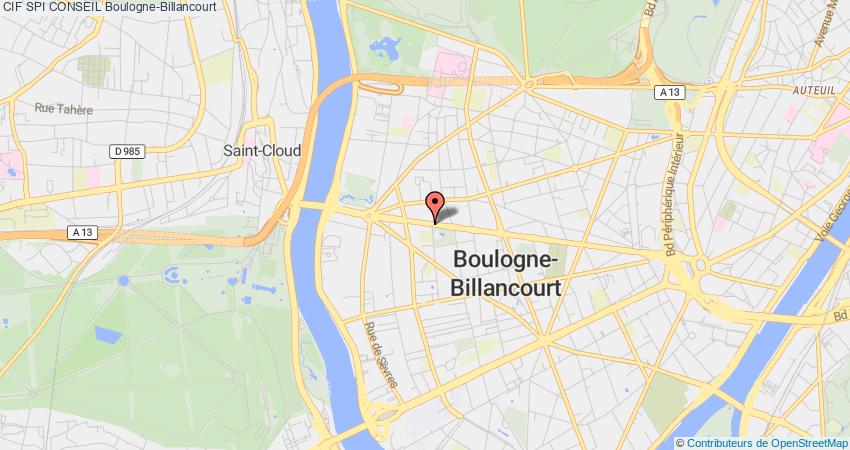 plan SPI CONSEIL CIF Boulogne-Billancourt