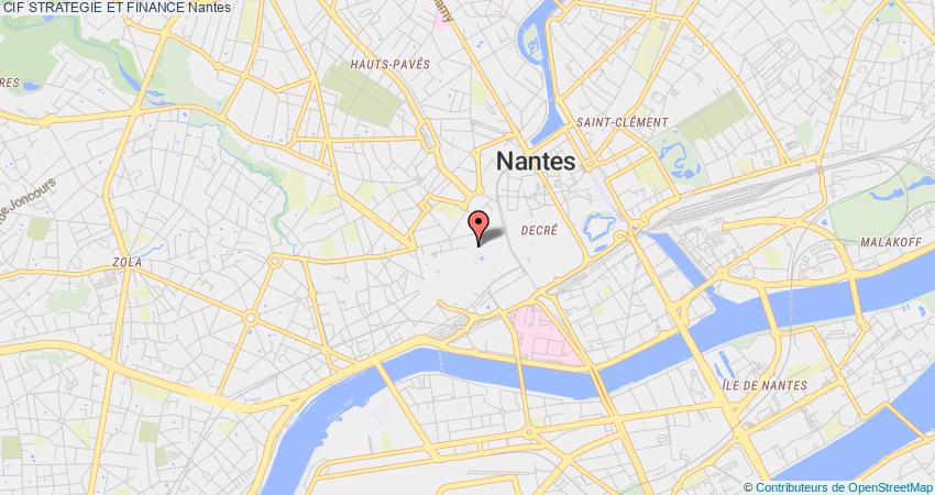 plan STRATEGIE ET FINANCE CIF Nantes