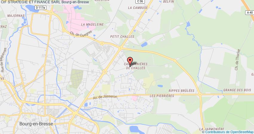 plan STRATEGIE ET FINANCE SARL CIF Bourg-en-Bresse