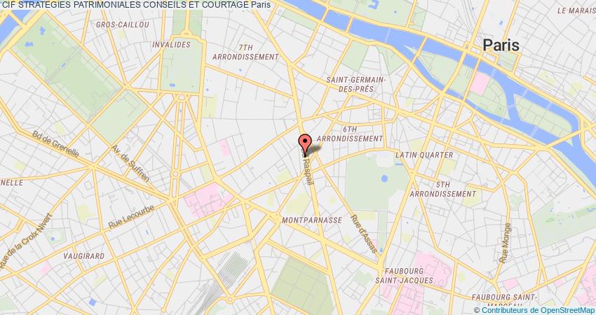 plan STRATEGIES PATRIMONIALES CONSEILS ET COURTAGE CIF Paris