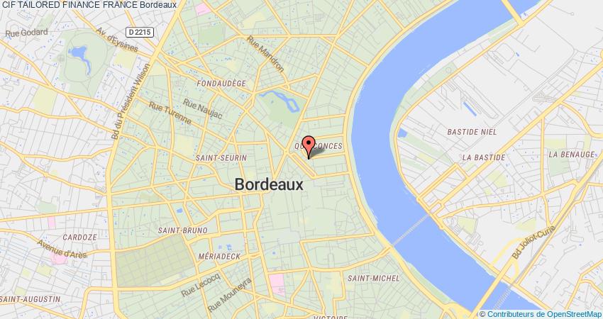 plan TAILORED FINANCE FRANCE CIF Bordeaux
