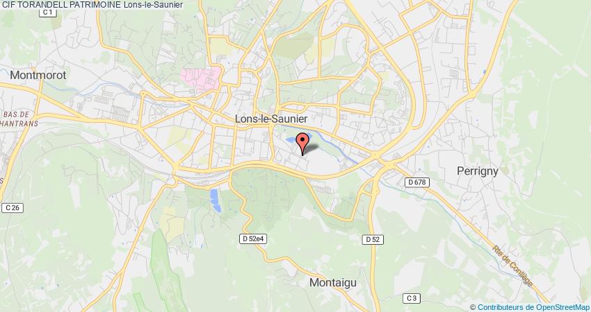 plan TORANDELL PATRIMOINE CIF Lons-le-Saunier