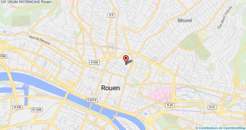 plan UNUM PATRIMOINE CIF Rouen