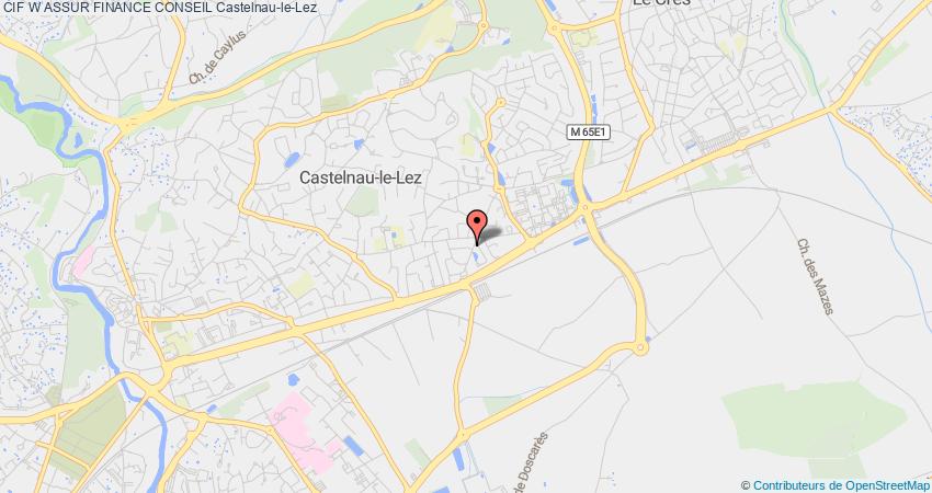 plan W ASSUR FINANCE CONSEIL CIF Castelnau-le-Lez