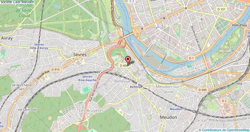 plan Cast Meudon