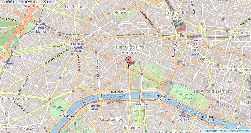 plan Dassault Aviation SA Paris