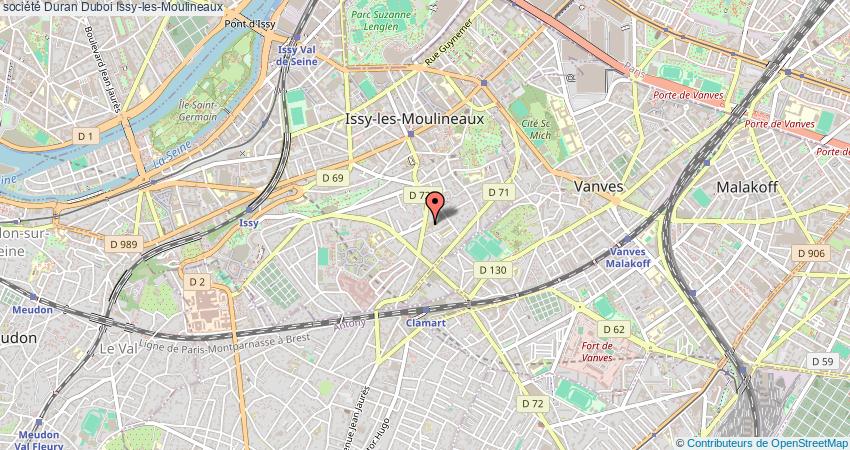 plan Duran Duboi Issy-les-Moulineaux