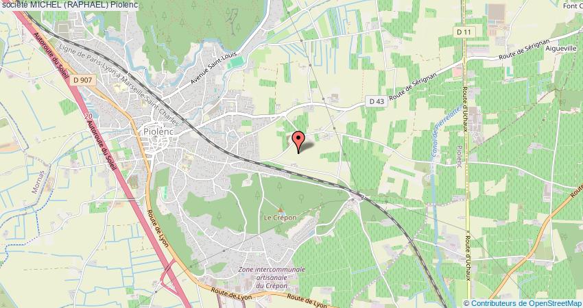 plan MICHEL (RAPHAEL) Piolenc