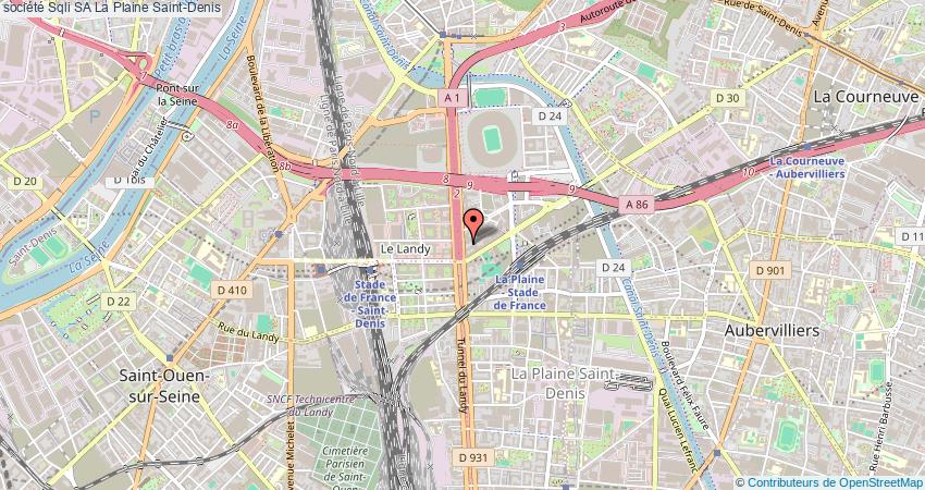 plan Sqli SA La Plaine Saint-Denis