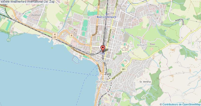 plan Weatherford International Ltd. Zug