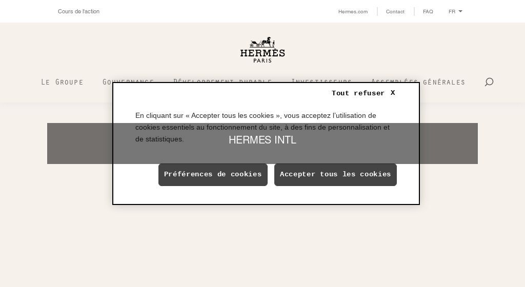 Hermès International : Bilan Semestriel du Contrat de Liquidité au 30 Juin 2025