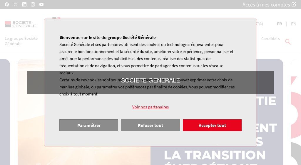 Société Générale : Avancement du Programme de Rachat d'Actions de 1 Milliard d'Euros