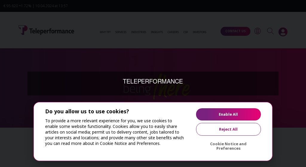 Teleperformance SE : Acquisition d'Actions Propres dans le Cadre de son Programme de Rachat