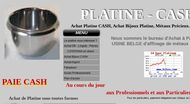 Achat comptant de platine et métaux précieux, Paris