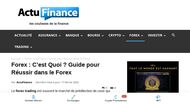 Actualité financière et économique