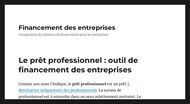 Crédit et financement professionnel, Paris