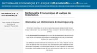 Lexique de la finance et de l'économie