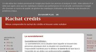 Surendettement et rachat de crédit