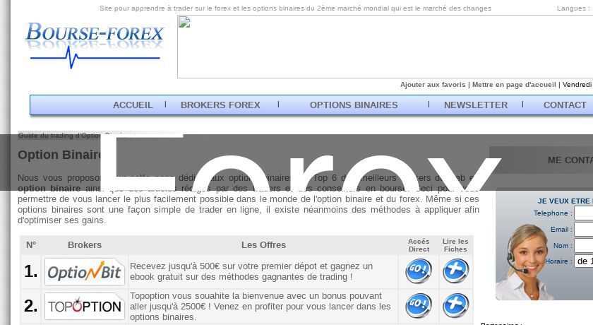 Choisir un brocker pour le Forex et les options binaires