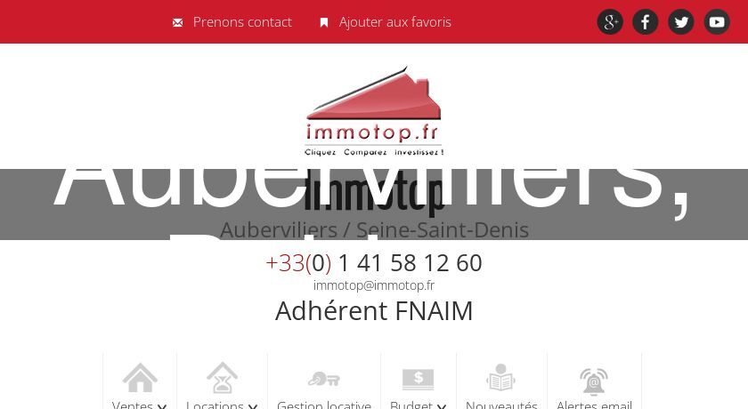 Investissement immobilier neuf sur Aubervilliers, Bobigny, Drancy, (92 et 93)