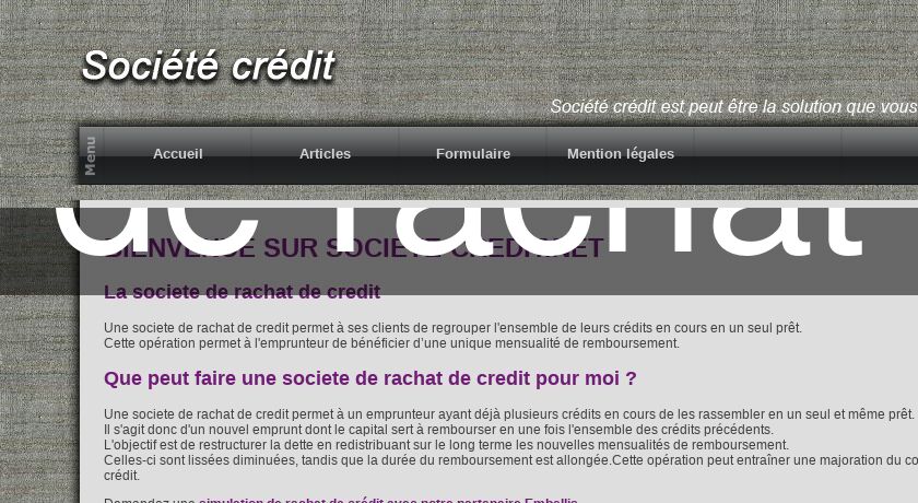 Simulation et demande de rachat de crédit, Amiens (80)